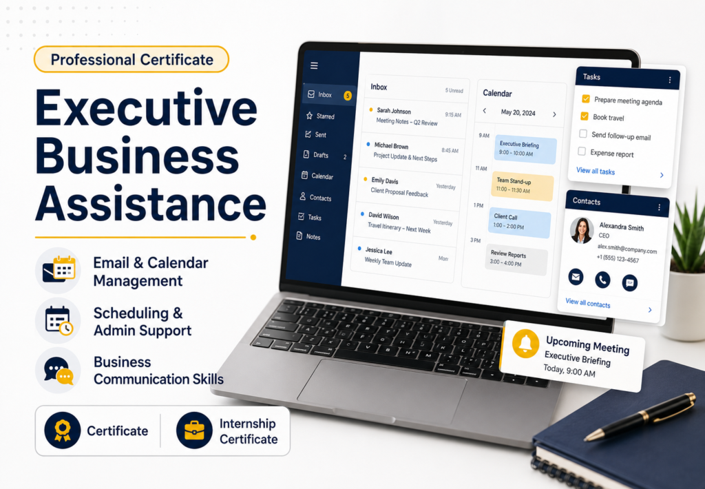 Professional Certificate of Executive Business Assistant