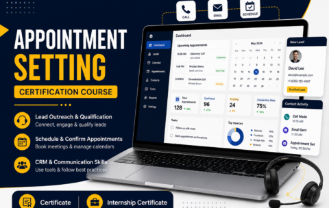 Generated image_ Appointment setting certification course banner
