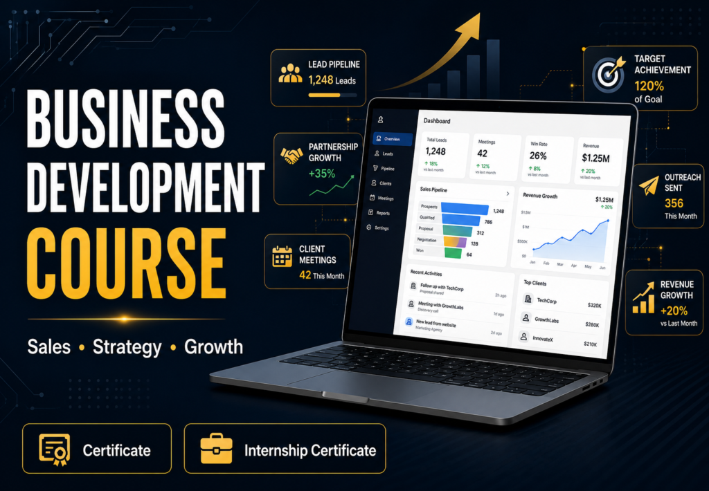 Business Development Certification Course with Internship Certificate