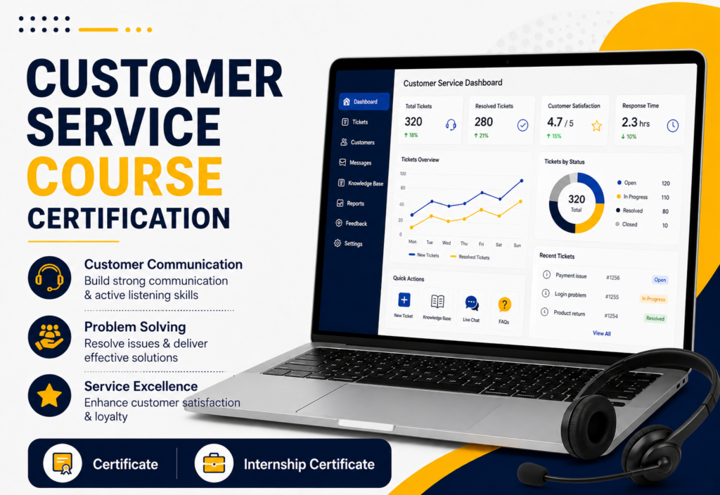 Customer Service Certification Course with Internship Certificate
