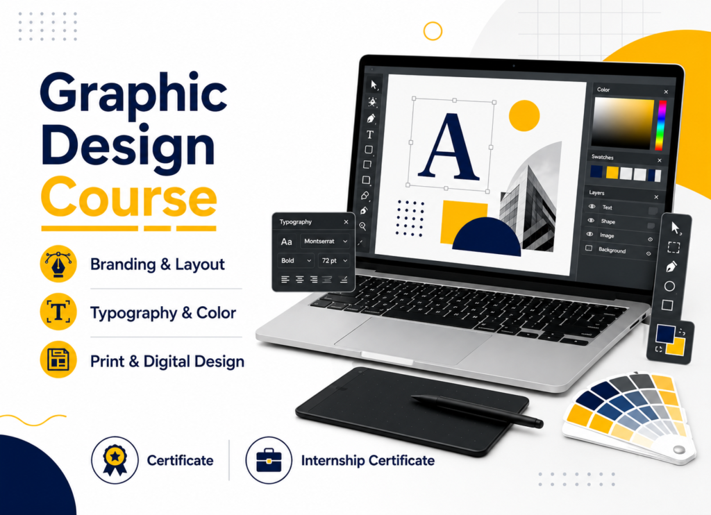 Graphic Design Certification Course with Internship Certificate