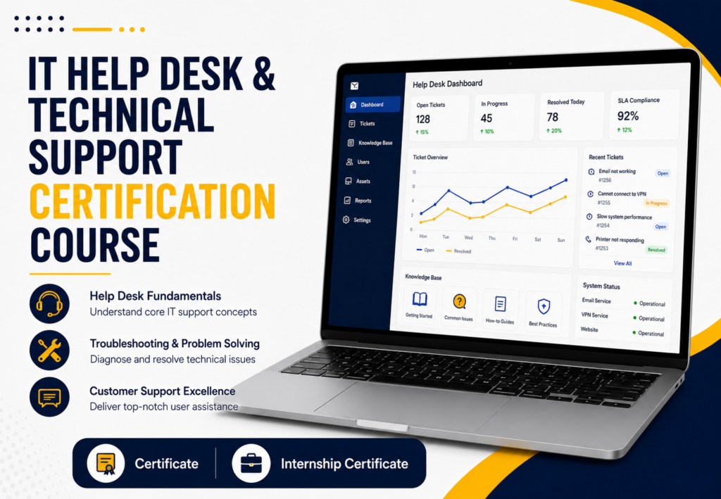 IT Help Desk and Technical Support Certification Course