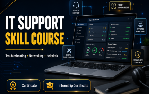Generated image_ IT support skill course promotion
