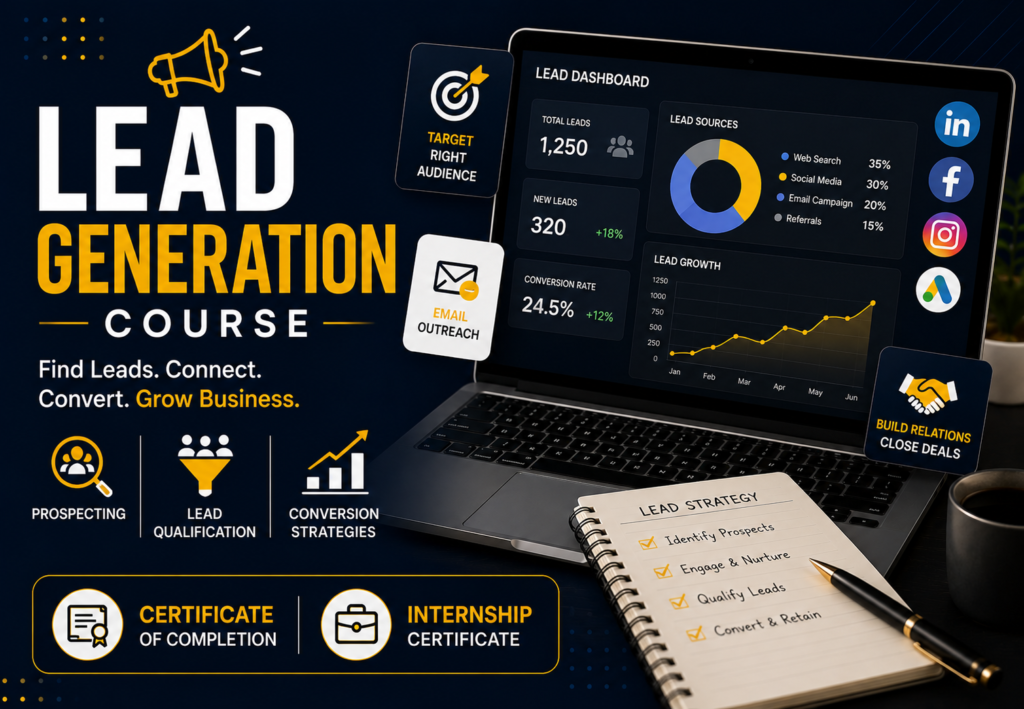 Lead Generation Certification Course with Internship Certificate