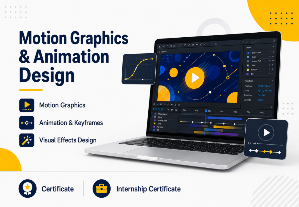 Motion Graphics and Animation Design Course
