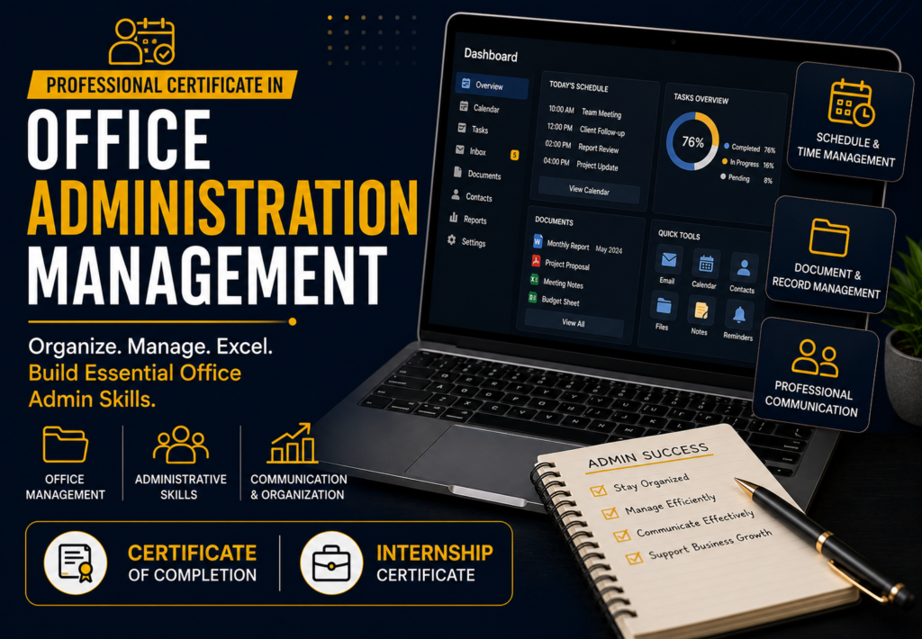 Professional Certificate in Office Administration Management