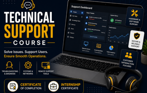 Generated image_ Technical support course promotional banner