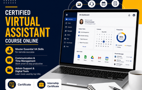 Generated image_ Virtual assistant course promo design