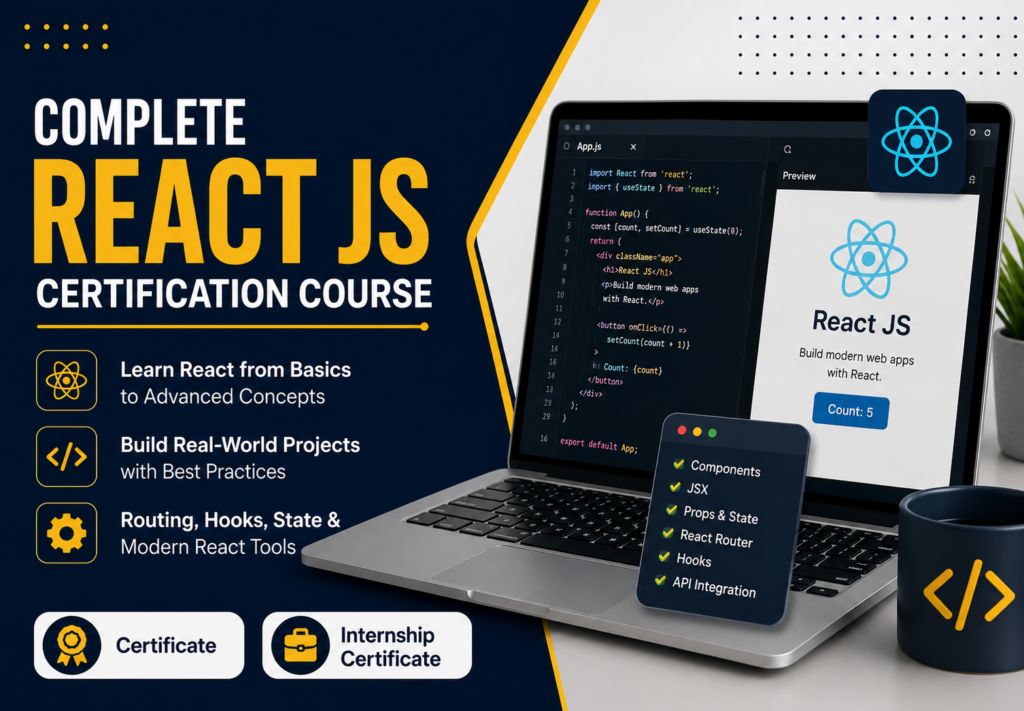 Complete React JS Certification Course